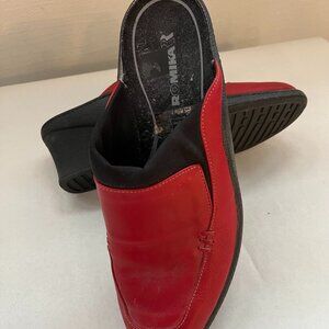 Romika red slip on